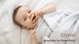  Presentation with baby chickens little cute chicks - PPT theme enhanced with cute-funny-little-baby background and a  colored foreground