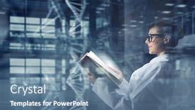  Presentation with intern - Amazing theme having cute girl intern read book mixed media backdrop and a seafoam green colored foreground