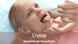  Presentation with pathology - Presentation theme enhanced with cute girl at speech therapist' background and a coral colored foreground