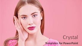  Presentation with youth - Colorful presentation enhanced with cute-girl-teenager backdrop and a lemonade colored foreground