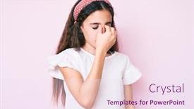  Presentation with cute - Cool new PPT theme with cute-hispanic-child-girl-wearing backdrop and a sky blue colored foreground