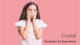  Presentation with depression child - Cool new theme with cute-hispanic-child-girl-wearing backdrop and a lemonade colored foreground