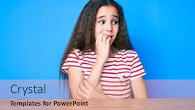  Presentation with child anxiety - Cool new theme with cute-hispanic-child-girl-wearing backdrop and a coral colored foreground