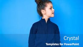  Presentation with cute - Cool new slide set with cute-hispanic-child-wearing-casual backdrop and a  colored foreground