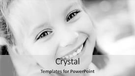  Presentation with park - Colorful slide deck enhanced with cute kids - little girl smiling backdrop and a light gray colored foreground