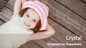  Presentation with child sexual abuse - PPT layouts with cute kids - pretty child lying on wooden background and a violet colored foreground
