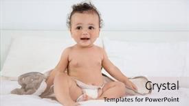  Presentation with baby chickens little cute chicks - Slides having cute little baby with towel background and a  colored foreground