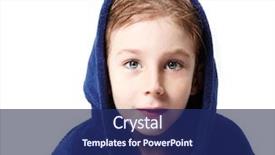 Presentation with cute - Presentation theme having cute little boy beautiful after shower in blue bathrobe with wet hair background and a navy blue colored foreground