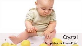  Presentation with yellow - PPT layouts featuring cute little boy is playing background and a lemonade colored foreground