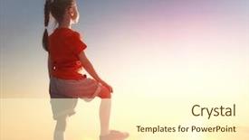  Presentation with football plays - Slide deck consisting of cute little child dreams background and a cream colored foreground