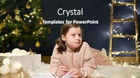  Presentation with child tree - Presentation enhanced with cute-little-child-girl-writes background and a wine colored foreground