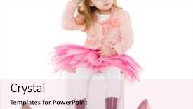  Presentation with old clothes - Colorful presentation theme enhanced with hand on a white background backdrop and a lemonade colored foreground