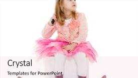  Presentation with old clothes - Beautiful presentation design featuring hand on a white background backdrop and a lemonade colored foreground