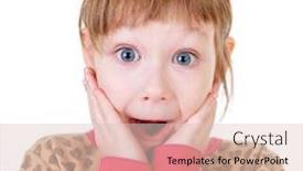  Presentation with hands holding - Slide set with cute-little-girl-in-shirt background and a lemonade colored foreground