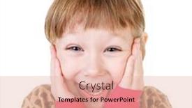  Presentation with holding hands - Presentation consisting of cute-little-girl-in-shirt background and a lemonade colored foreground