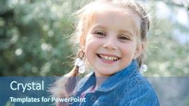  Presentation with park - Colorful slide deck enhanced with rattan chair with garden view from top backdrop and a light gray colored foreground