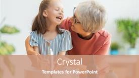  Presentation with viruses - Audience pleasing PPT layouts consisting of cute-little-girl backdrop and a coral colored foreground