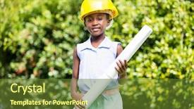  Presentation with race car a red racing - Theme having cute mixed-race girl wearing background and a tawny brown colored foreground