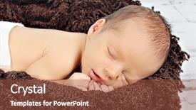  Presentation with cute baby - Amazing theme having cute newborn baby boy posing backdrop and a red colored foreground