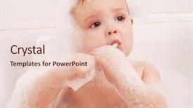  Presentation with baby teeth - Amazing theme having cute one year old baby backdrop and a lemonade colored foreground