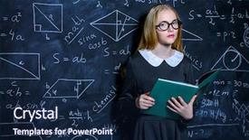  Presentation with black girl - Slide deck having cute physics - education smart student girl wearing background and a navy blue colored foreground