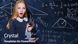  Presentation with black girl - Theme enhanced with cute physics - education smart student girl wearing background and a navy blue colored foreground