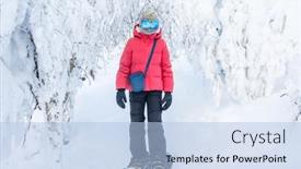  Presentation with finland - PPT layouts with cute-pre-teen-girl-hiking background and a light blue colored foreground