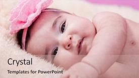  Presentation with baby clothes - Cool new presentation theme with cute pretty happy chubby baby backdrop and a lemonade colored foreground