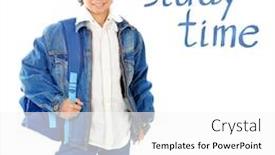 Presentation with education cute - Theme with cute school boy isolated on white background study time back to school intelligent kid wearing jeans and holding backpack education concept background and a white colored foreground