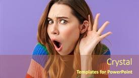  Presentation with hear - PPT layouts with cute-shocked-young-girl-wearing background and a red colored foreground