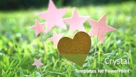  Presentation with cute stars - Presentation with cute-stars-paper-card background and a seafoam green colored foreground