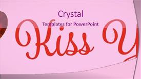  Presentation with pastel cute - Amazing PPT layouts having cute valentines day message backdrop and a lemonade colored foreground