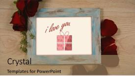  Presentation with valentines - Audience pleasing PPT layouts consisting of  backdrop and a  colored foreground