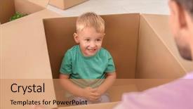  Presentation with moving - Amazing theme having cutemoving background - cute little boy sitting backdrop and a  colored foreground