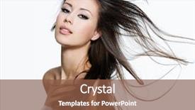  Presentation with brown and white - Theme consisting of cutemoving background - sensual young woman with beautiful background and a tawny brown colored foreground