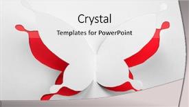  Presentation with happy birthday mama greeting card - Slide deck enhanced with cutout paper butterfly as greeting background and a  colored foreground