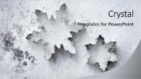  Presentation with powdered - Colorful presentation theme enhanced with cutters on a powdered baking backdrop and a sky blue colored foreground