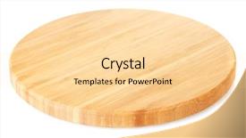  Presentation with vegetable cutting board - Theme enhanced with cutting board isolated on white background and a blonde colored foreground