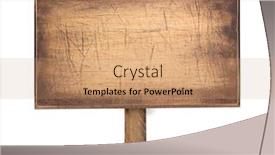  Presentation with cutting board - Presentation having cutting-board-or-tray background and a coral colored foreground