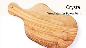  Presentation with risk top view - Amazing slide deck having cutting board top view isolated backdrop and a lemonade colored foreground