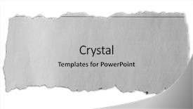 Presentation with paper cutting - Beautiful presentation theme featuring cutting edge - piece of torn paper isolated backdrop and a light gray colored foreground
