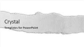  Presentation with torn paper - Audience pleasing slide deck consisting of cutting edge - piece of torn paper isolated backdrop and a light gray colored foreground