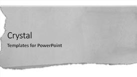  Presentation with paper cutting - PPT theme consisting of cutting edge - piece of torn paper isolated background and a light gray colored foreground