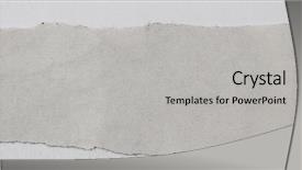  Presentation with torn paper - Theme with cutting edge - piece of torn paper background and a light gray colored foreground