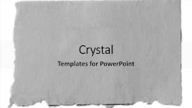  Presentation with torn paper - Cool new PPT theme with cutting edge - piece of torn paper backdrop and a light gray colored foreground