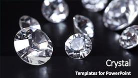  Presentation with diamond - Theme enhanced with cutting expenses - brilliant diamond background and a dark gray colored foreground