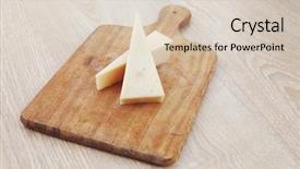  Presentation with triangle - Beautiful PPT layouts featuring cutting expenses - two fresh triangle french delicacy backdrop and a lemonade colored foreground