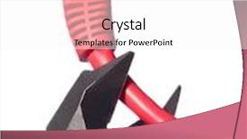  Presentation with computer network - Slides having cutting network wire computer accessing safety concept background and a white colored foreground