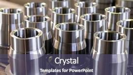  Presentation with cylindrical - Beautiful PPT theme featuring cutting on turning machine backdrop and a violet colored foreground