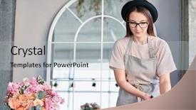  Presentation with paper cutting - PPT layouts enhanced with cutting paper to wrap bunch background and a  colored foreground